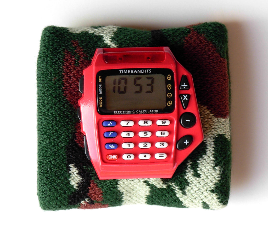 TIMEBANDITS Retro Digital Calculator Watch DCAL28R